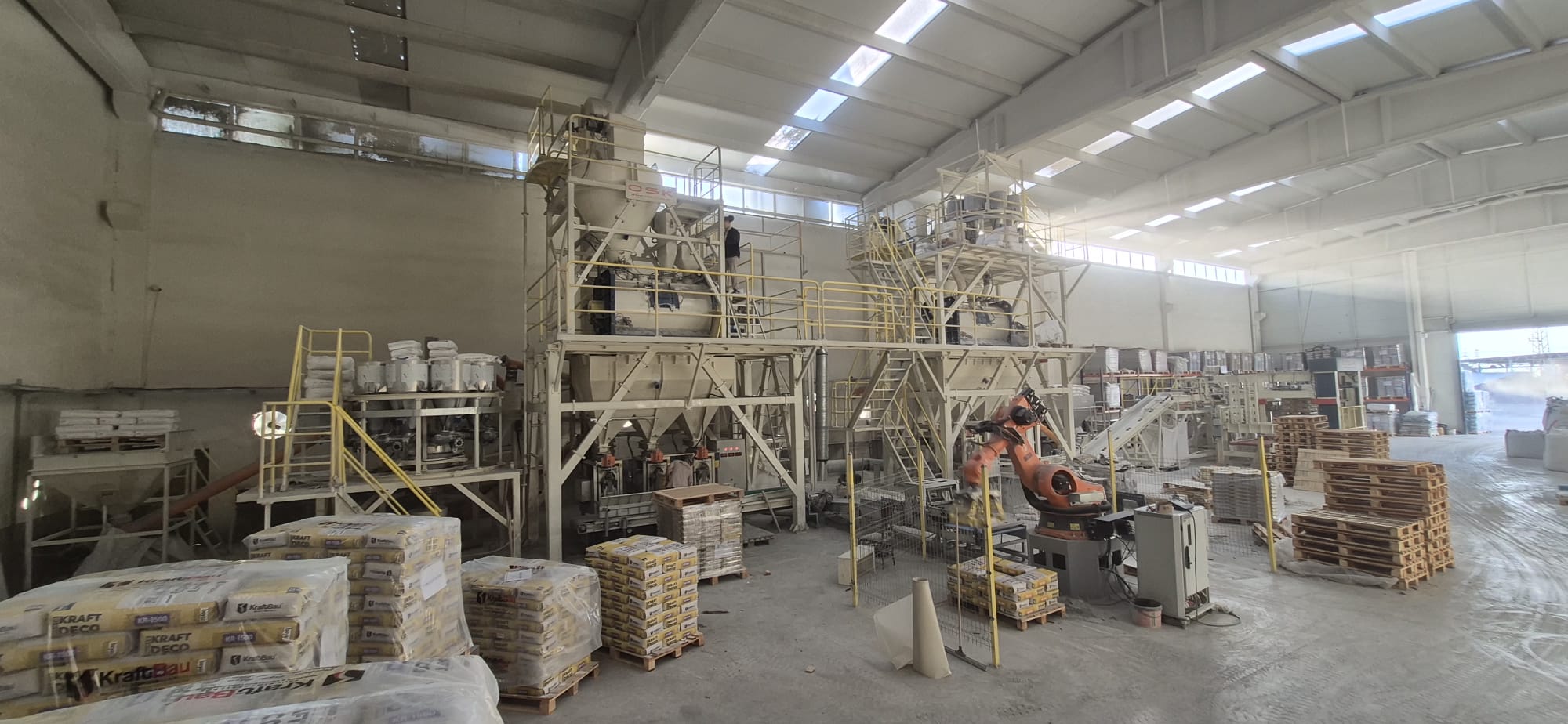 Dry Mortar Machine | Dry Mortar Plants & Industrial Solutions - Automatic packing and stacking equipment