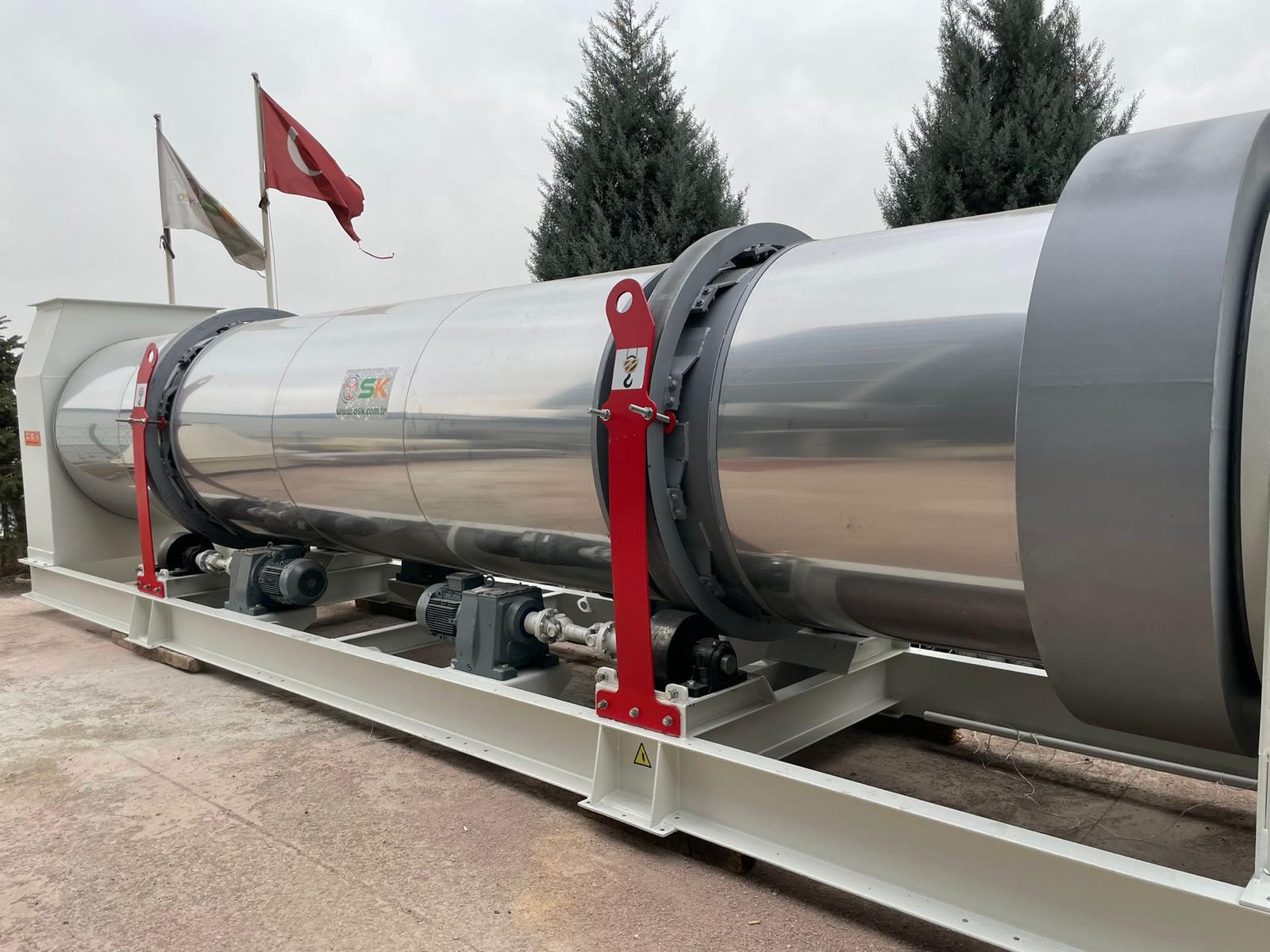 Dry Mortar Machine | Dry Mortar Plants & Industrial Solutions - Rotary dryer with low energy consumption and high output