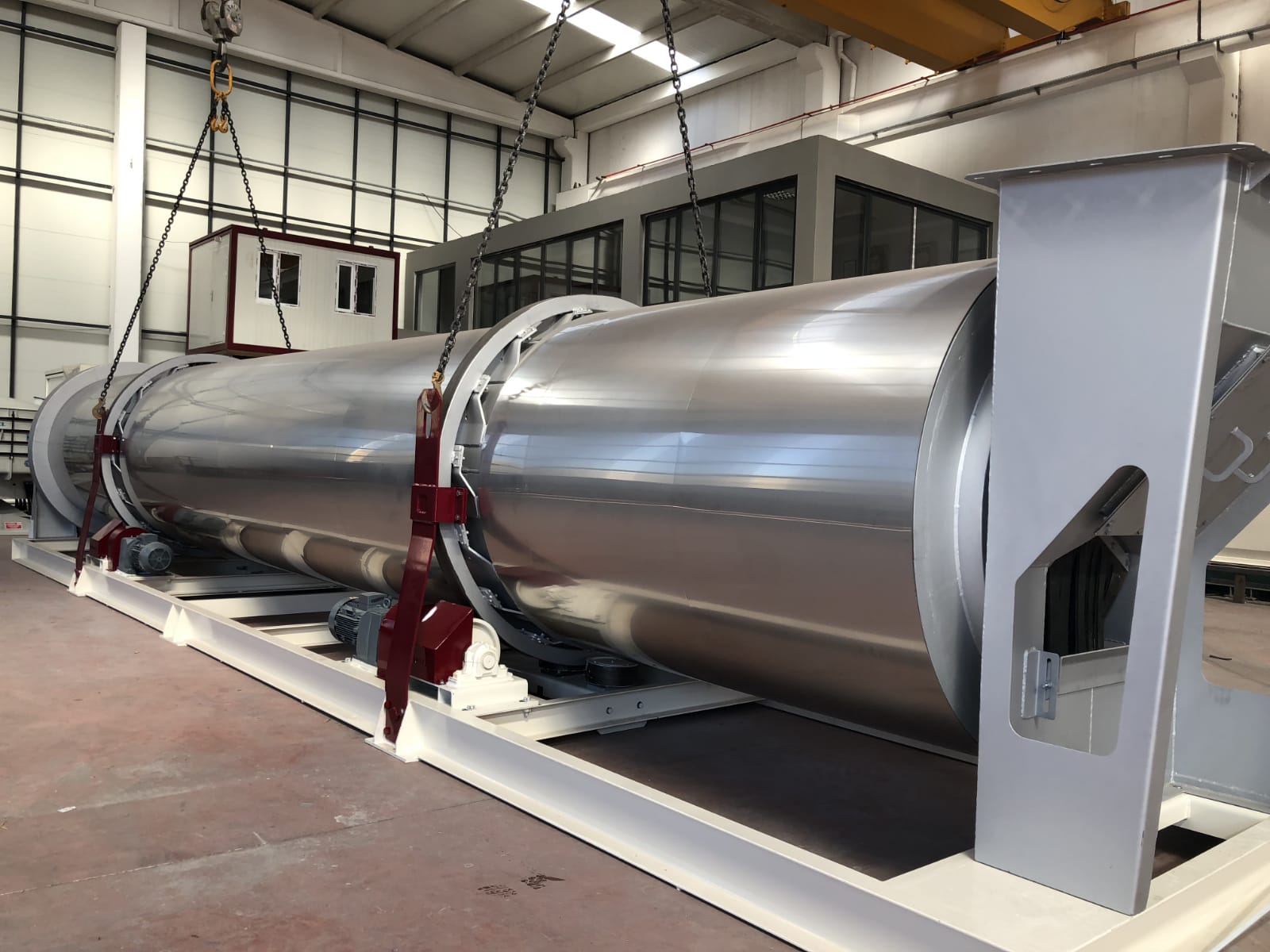Rotary dryer with low energy consumption and high output - 2