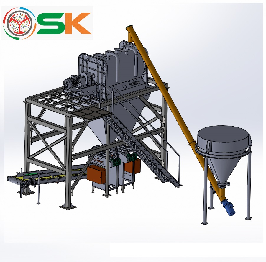 Main material weighing hopper - 2