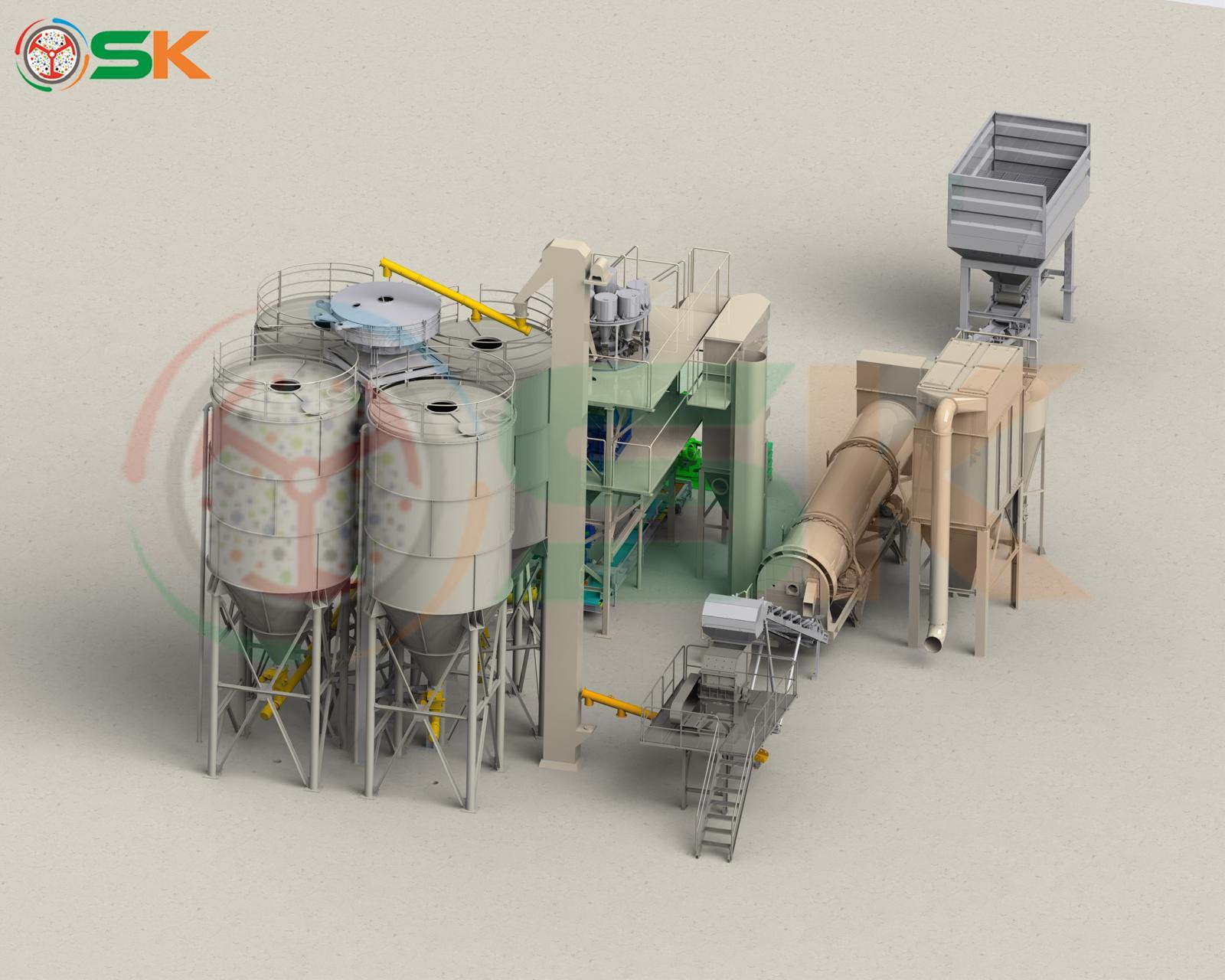 Tile adhesive production line - 3
